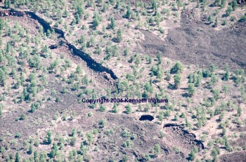 Overhead Picture of a Lava Tube