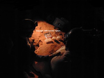 Cultures on a Rock Being Looked at by Diana Northup and Penny Boston